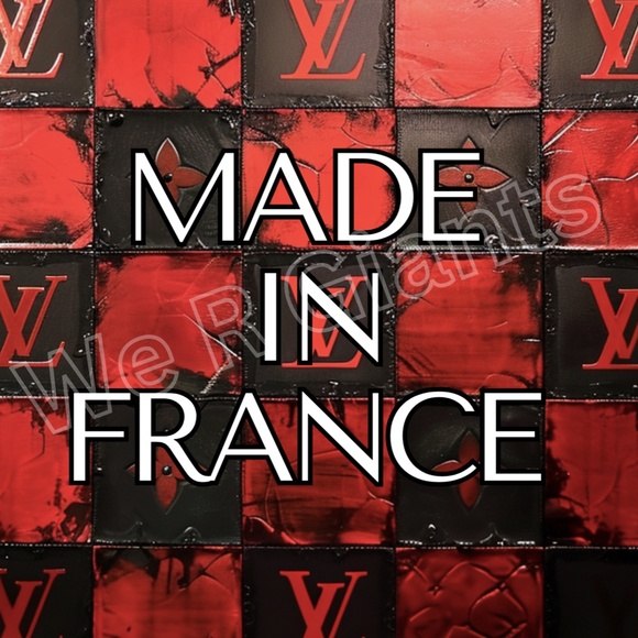 Made in France Vuitton Damier Art Print 18x24 Signed by The Artist Denardai - Picture 2 of 2